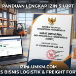 Dokumen legalitas Surat Izin Usaha Jasa Pengurusan Transportasi (SIUJPT)